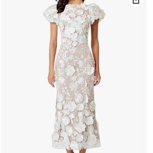 Women's 3D Floral Embroidery Dress